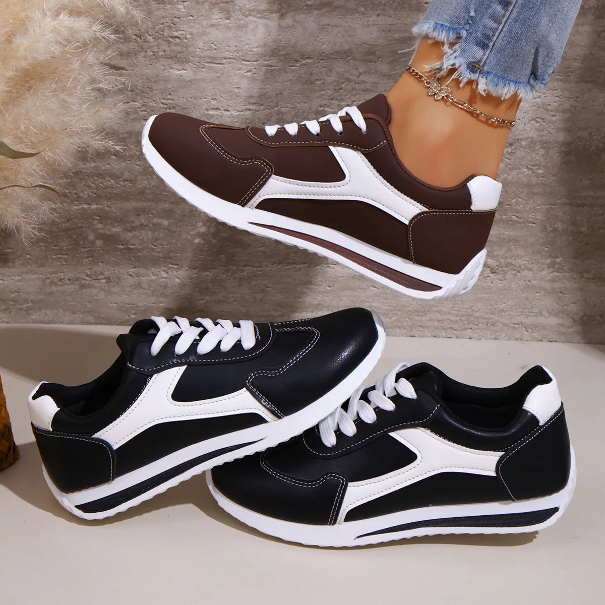 Damen Retro Casual Sneaker