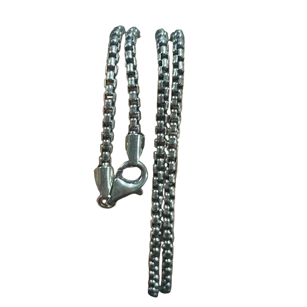 Echtes 925 Sterling Silber HalsketteUnisex