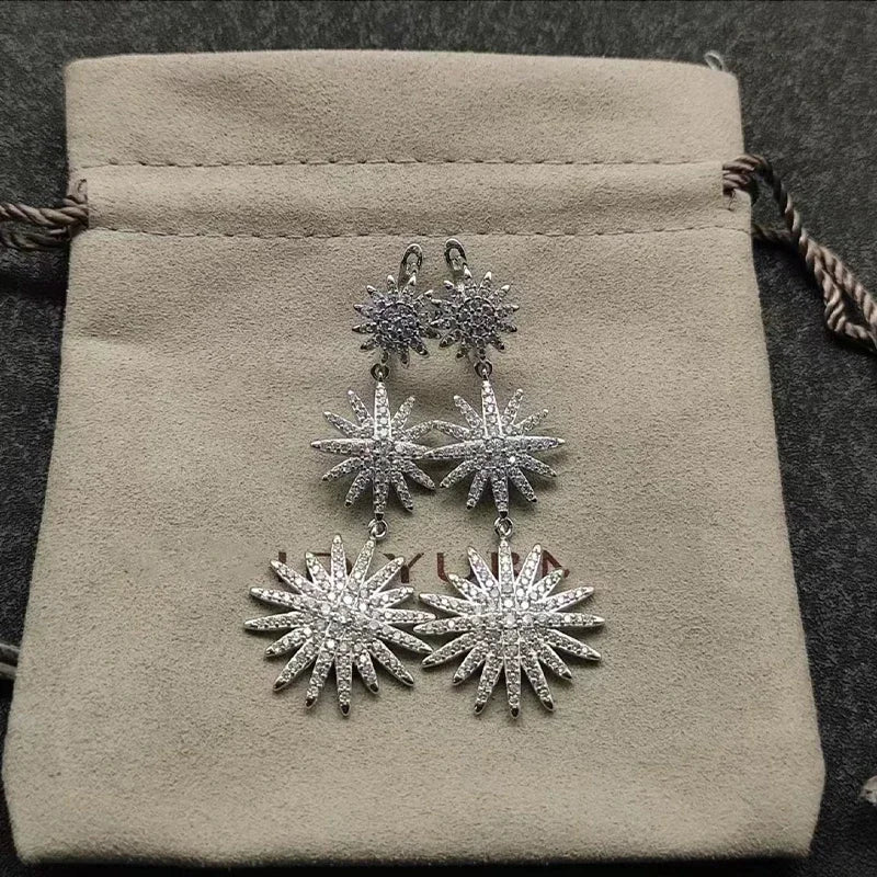 Hochwertige, modische, klassische Dy-Ohrstecker aus 925er Silber für den täglichen Gebrauch