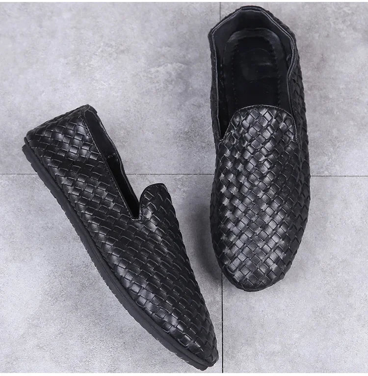 Faltbare Leder Schuhe