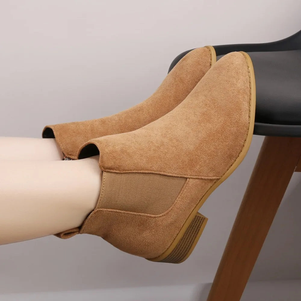 Damen Wildleder-Stiefeletten