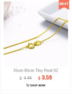 35-80cm 0,65mm Dünne Echt 925 Sterling Silber Gold Farbe Box Kette Halskette Frauen Kinder Mädchen Kinder herren Schmuck Kolye Collares