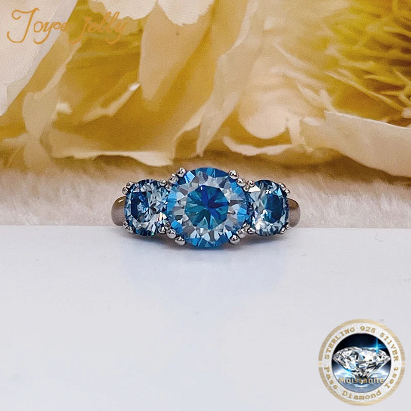 Moissanit Diamantring Silber