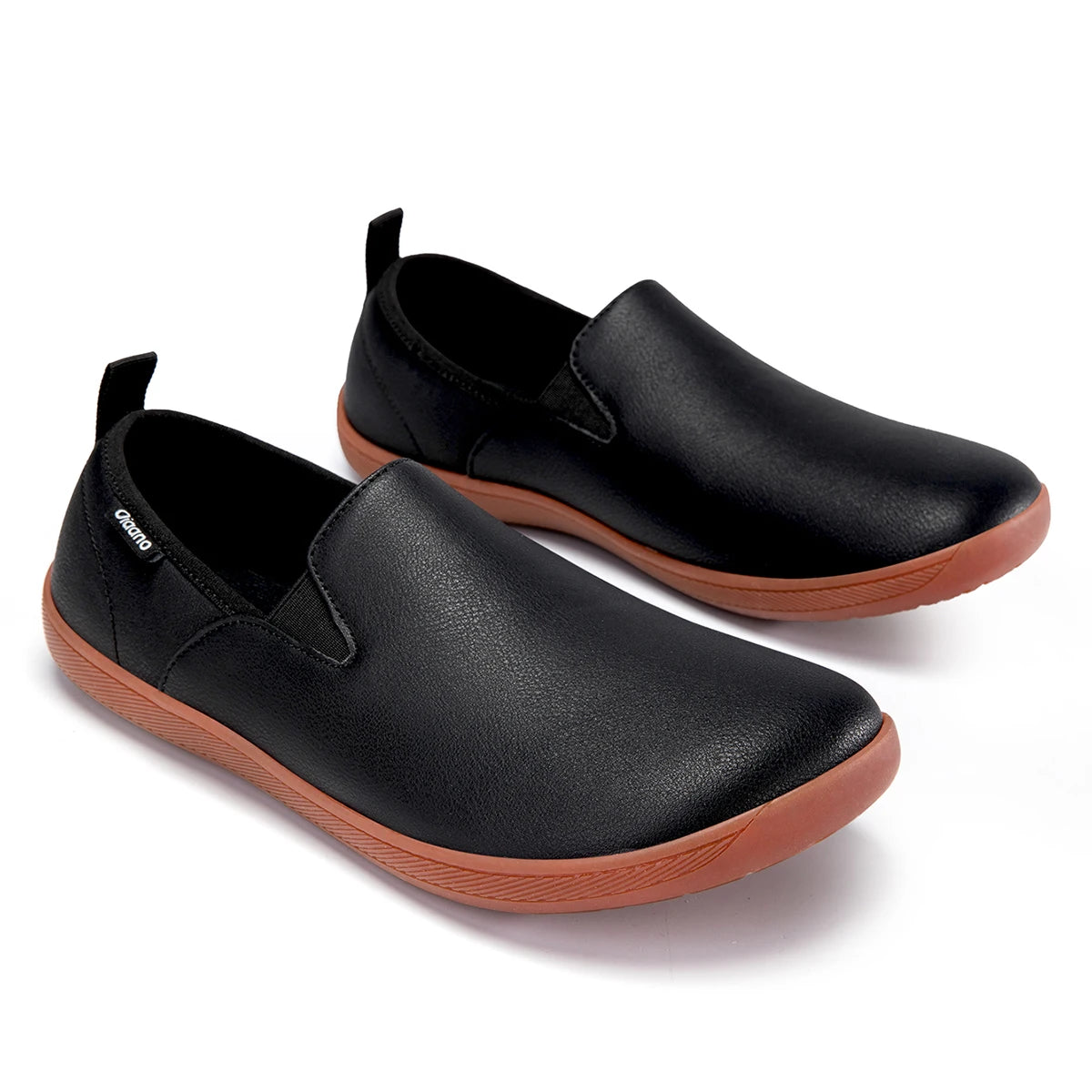 Herren Lederschuhe – Breite Zehenpartie Slip-On