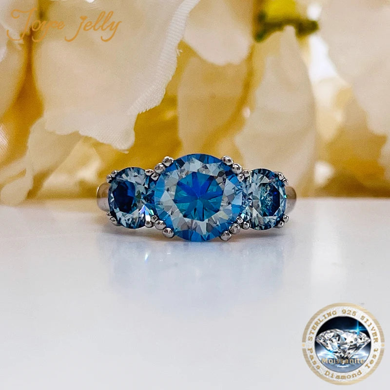 Moissanit Diamantring Silber