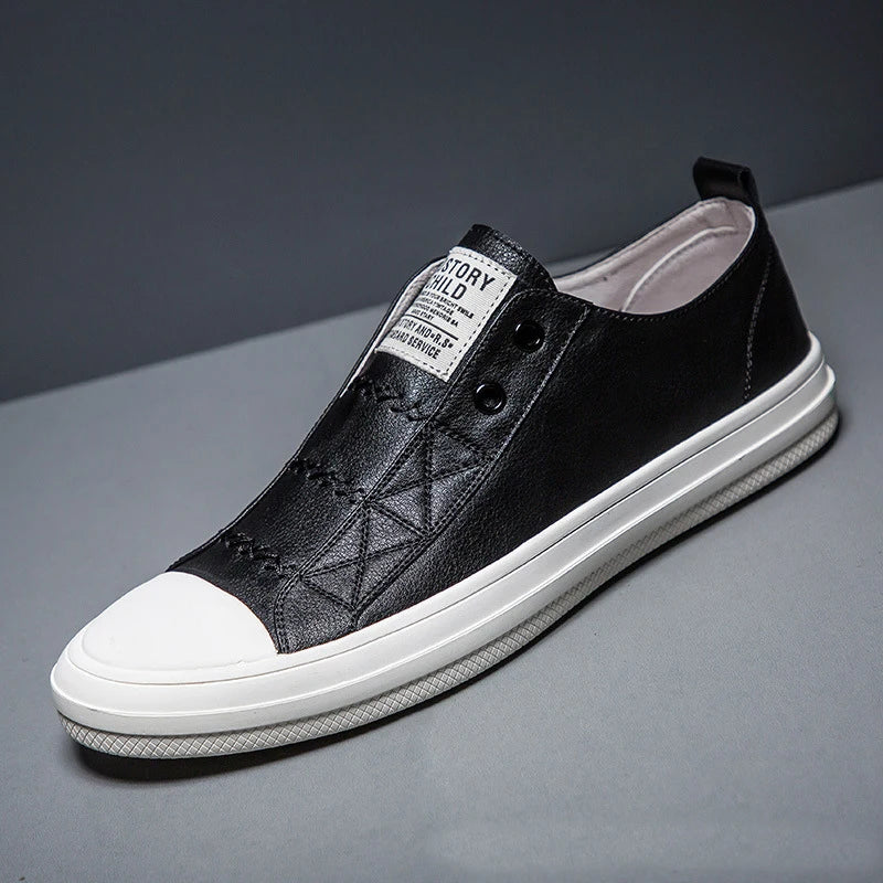 100% echtes Leder Schuhe Casual Schuhe