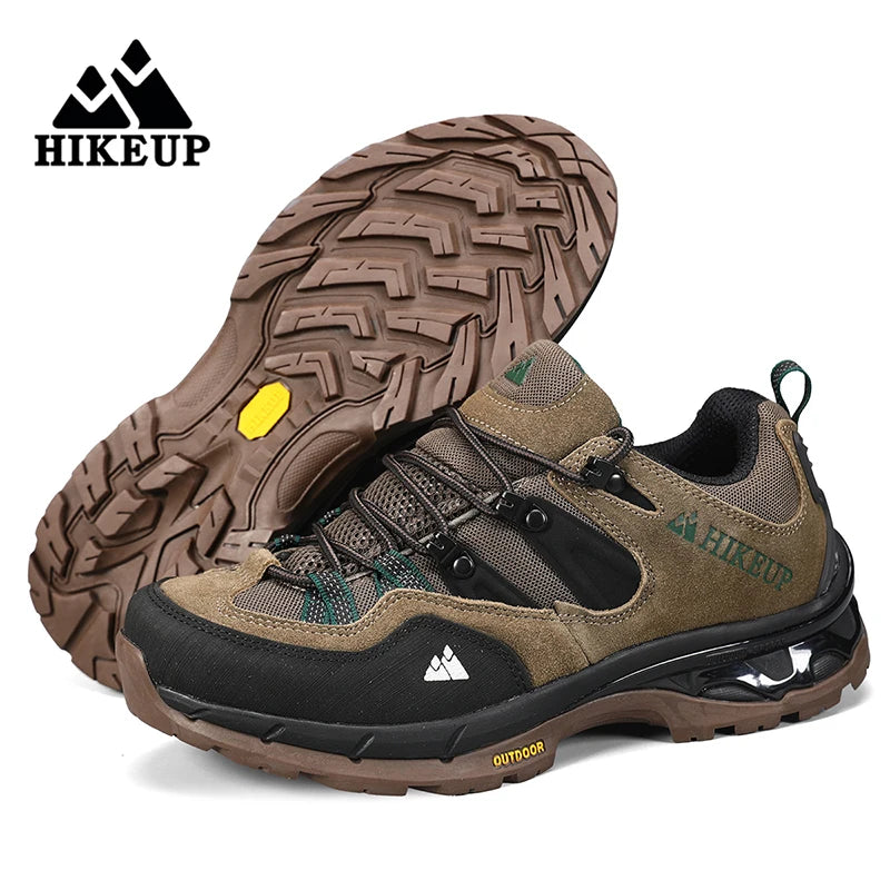 HIKEUP Rutschfeste, verschleißfeste Outdoor-Wanderschuhe, atmungsaktiv, spritzwassergeschützt, Klettern, Herren-Sneaker, Trekking, Tourismus, Bergschuhe
