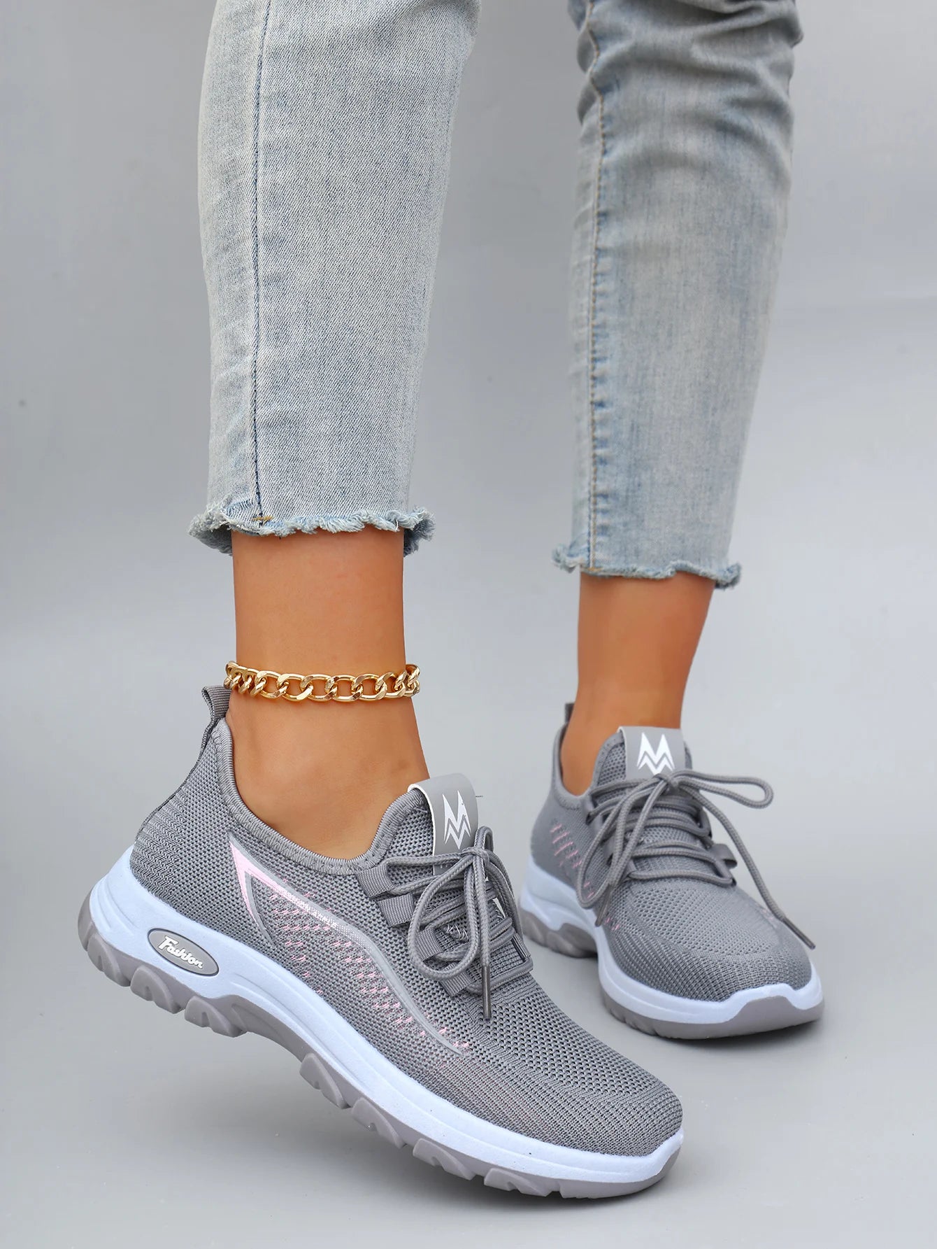 Damen Sneaker Leicht und Atmungsaktiv