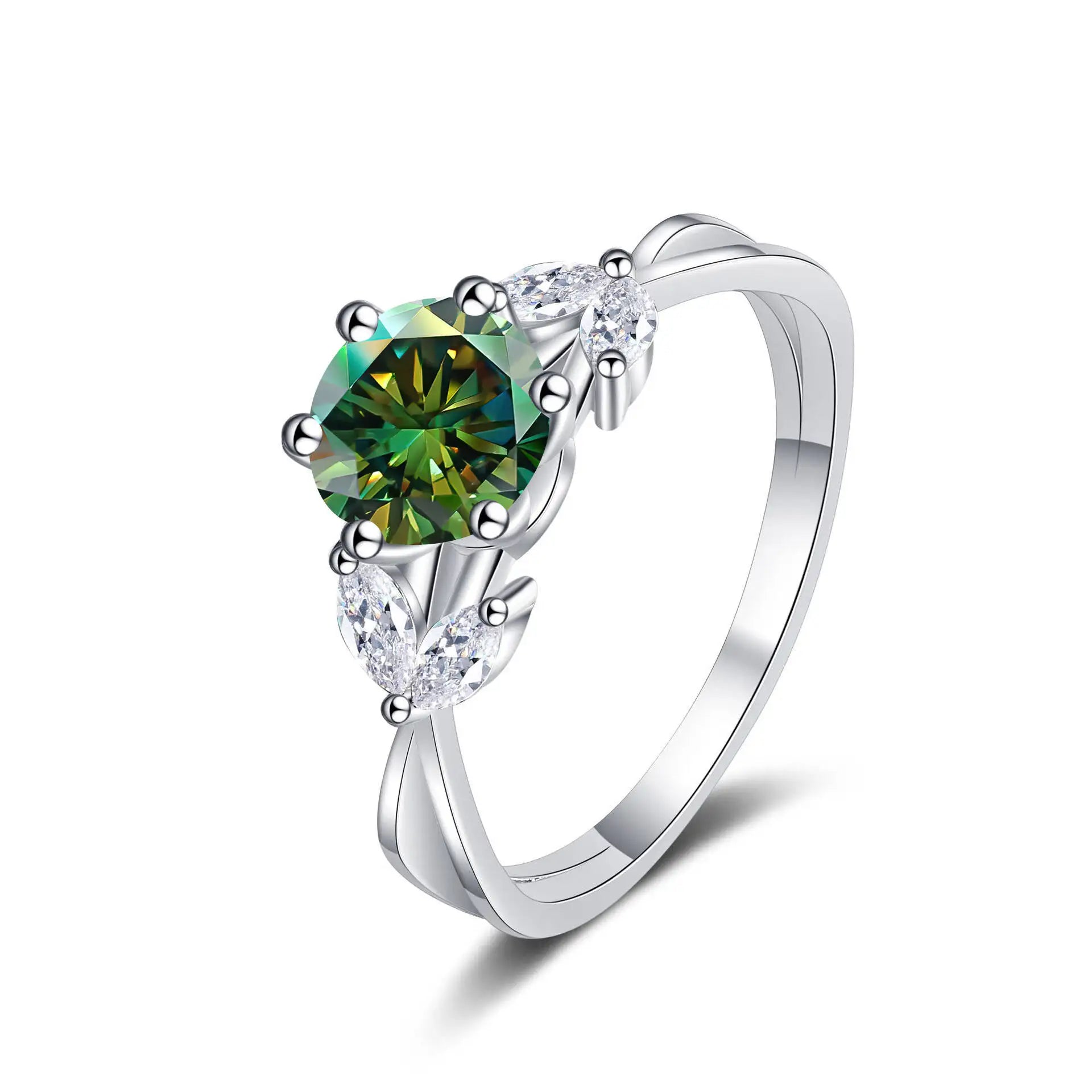 Luxus Moissanit-Solitärring – 1ct – Frauen