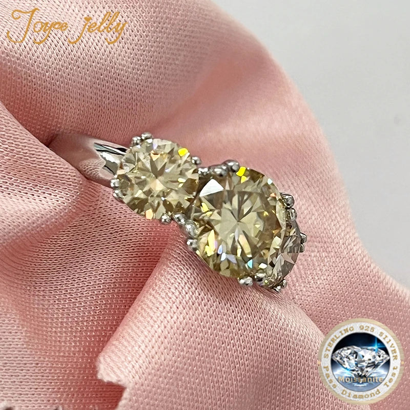 Moissanit Diamantring Silber