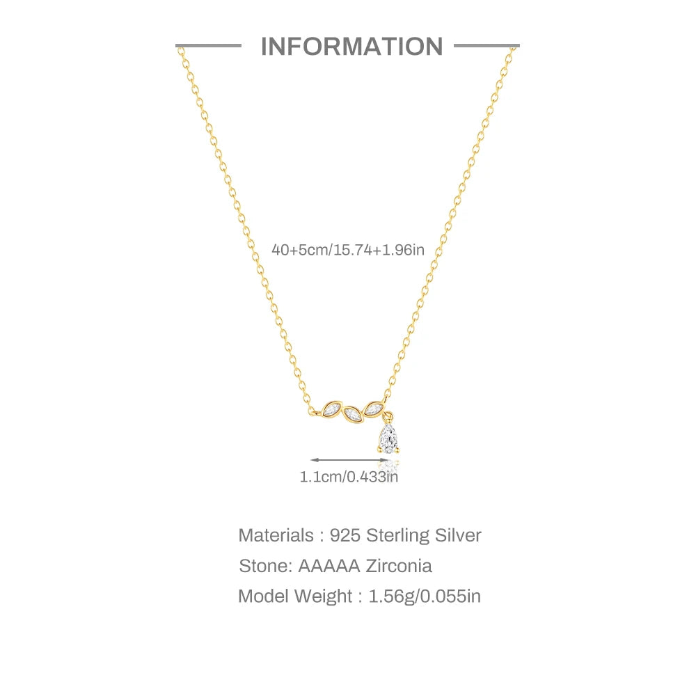 Adjutant 925 Sterling Silber Stapel Choker Kette Frauen zierliche Blume Zirkon Halskette Geometrie koreanischen Schlüsselbein Hals Schmuck Geschenke