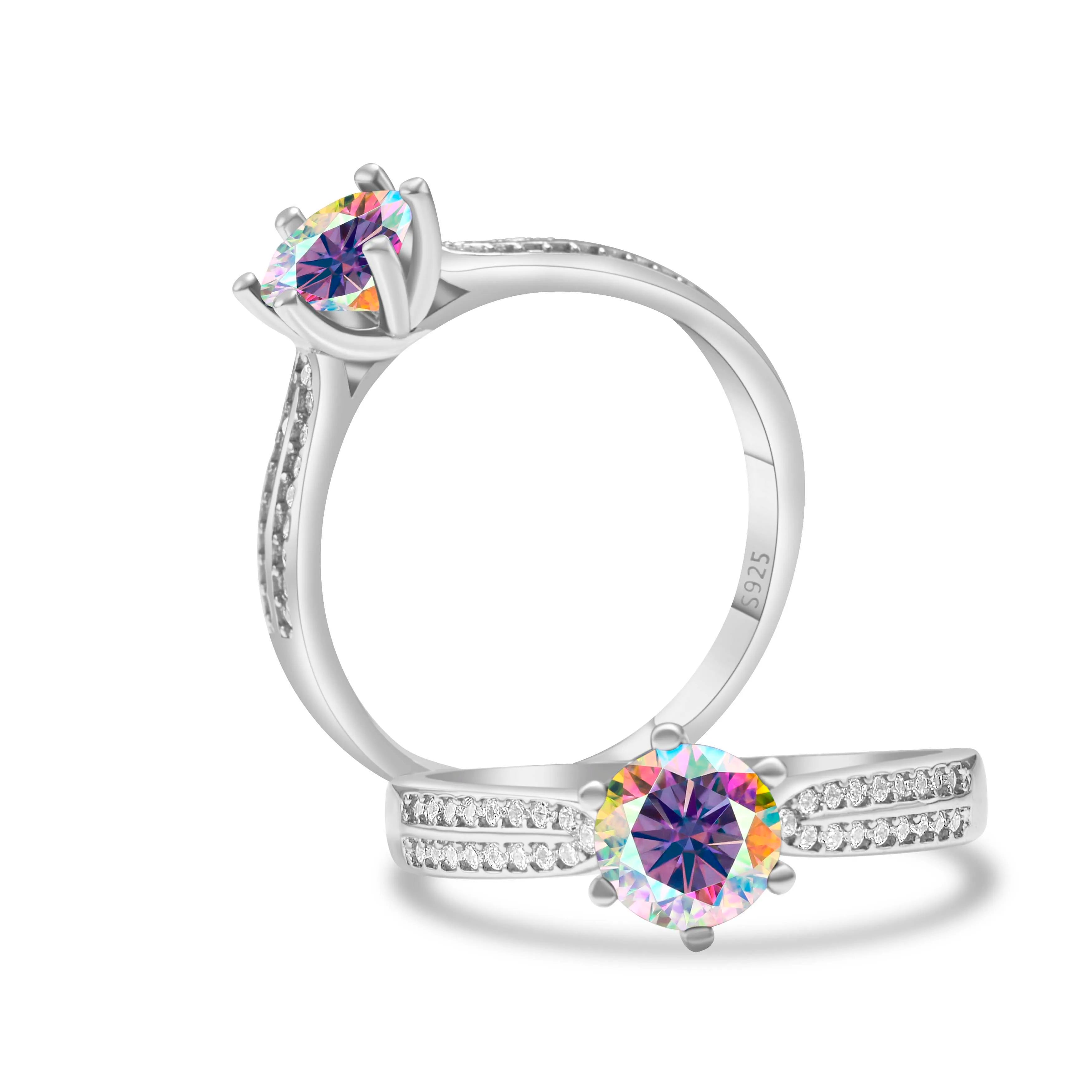 Ring D-Farbe – S925 Sterling Silber