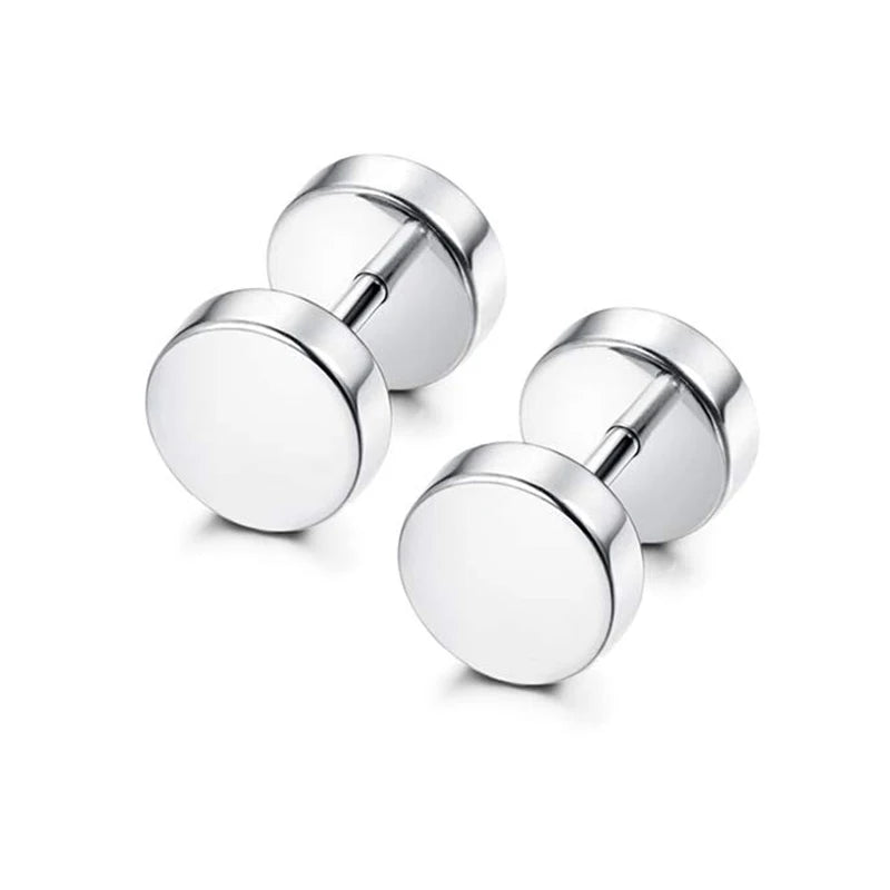 Edelstahl Punk Ohrstecker für Männer Frauen