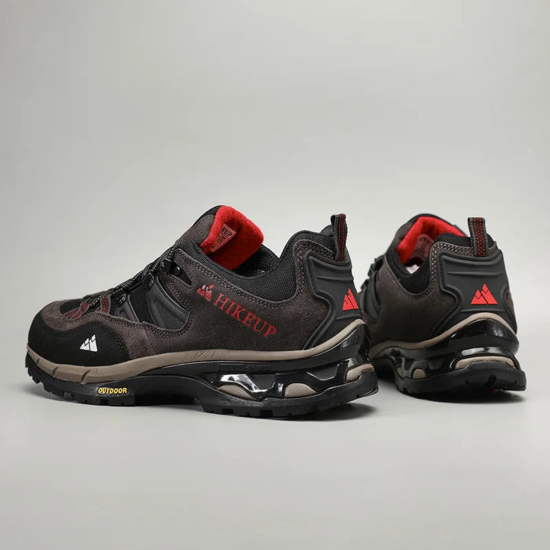 HIKEUP Rutschfeste, verschleißfeste Outdoor-Wanderschuhe, atmungsaktiv, spritzwassergeschützt, Klettern, Herren-Sneaker, Trekking, Tourismus, Bergschuhe