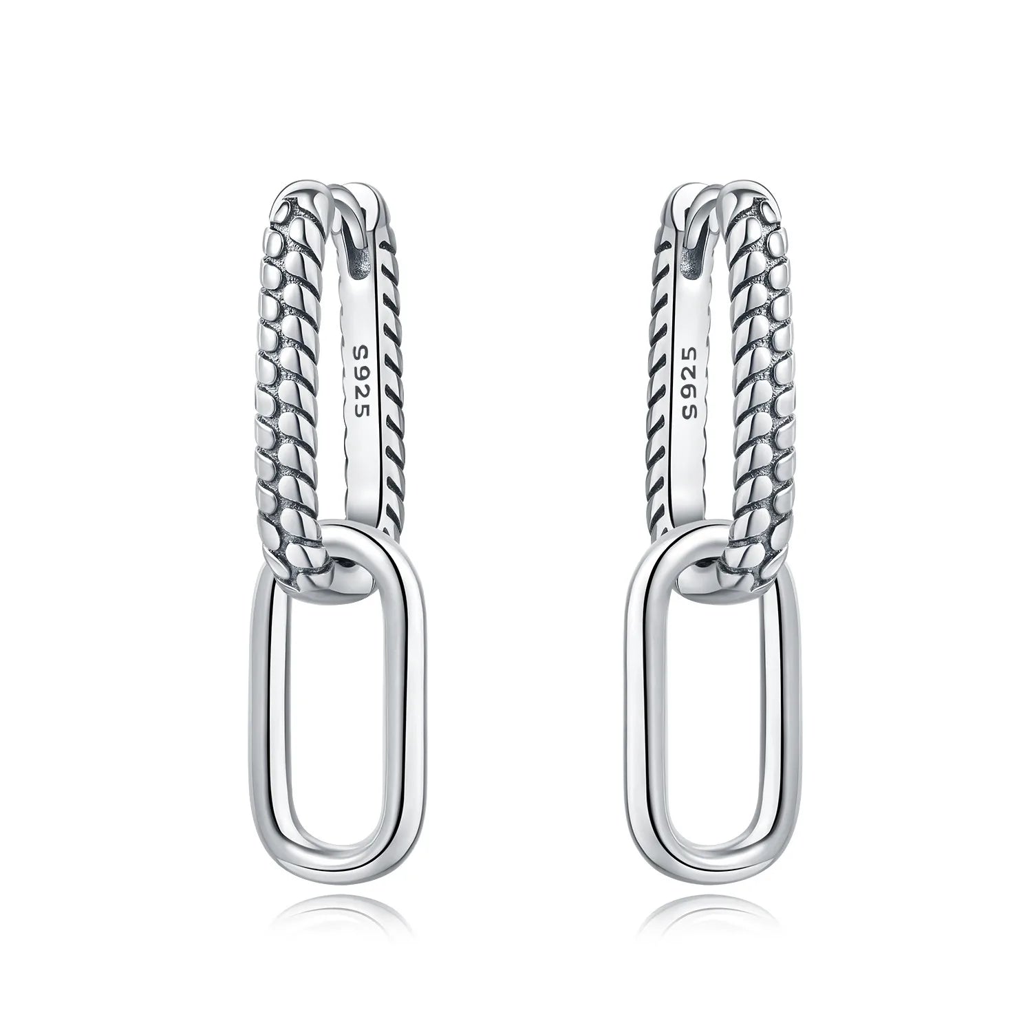 Heißer Verkauf 925 Sterling Silber Klassische Multi Ring Ohrringe Serie Tropfen Ohrringe Für Frauen Party Feines Geschenk Elegante Geburtstag Schmuck