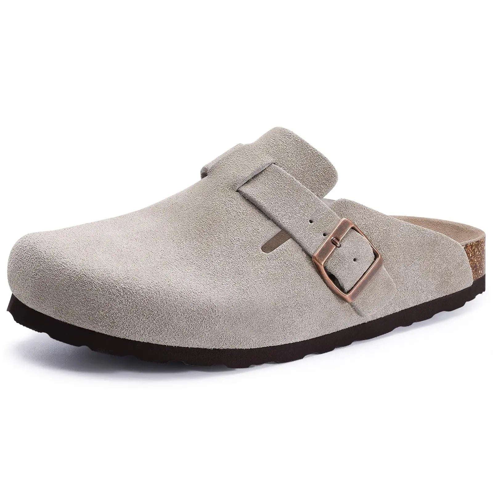 Asgard Herren Clogs mit Kork-Fußbett