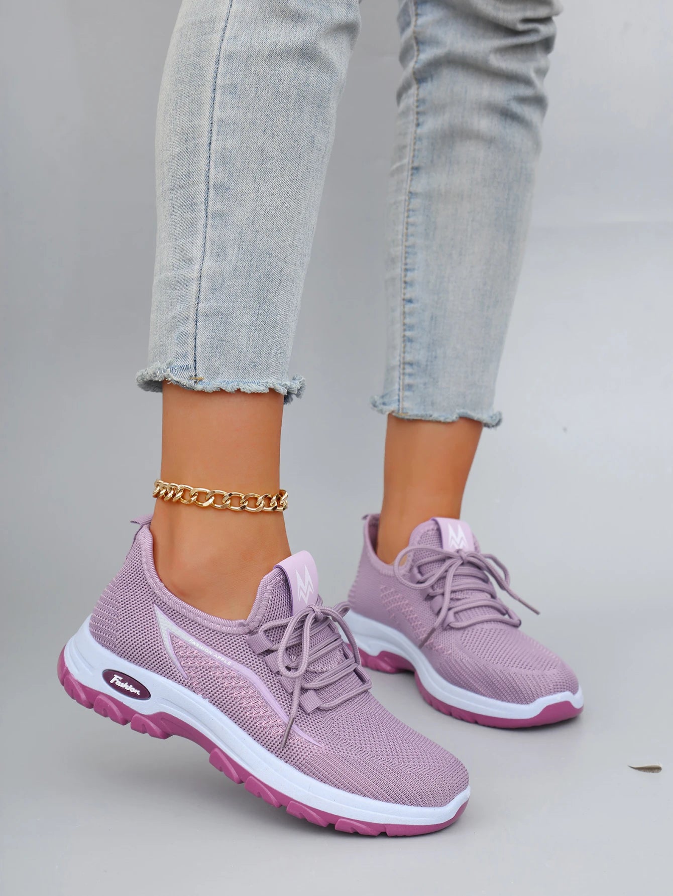 Damen Sneaker Leicht und Atmungsaktiv