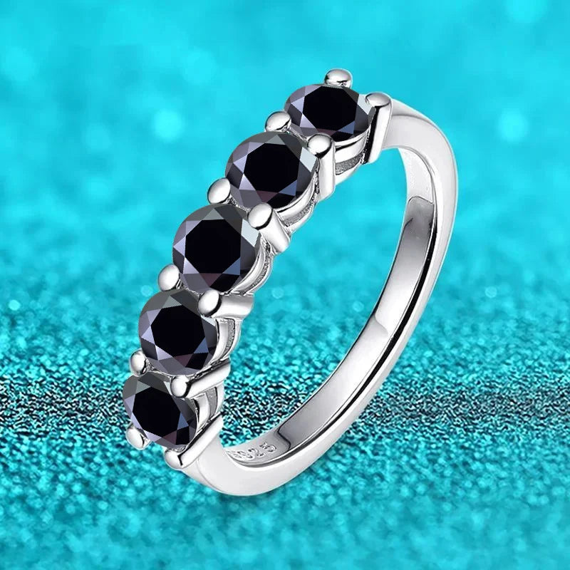 Moissanit Damenring Silber