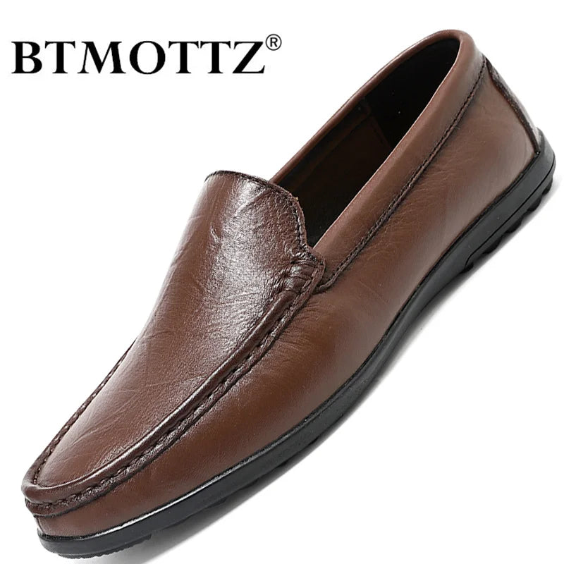 Echtes Leder Männer Schuhe Casual Luxus Marke Männer Müßiggänger Italienischen Mokassins Atmungsaktive Slip auf Männer Fahren Schuhe Chaussure Homme