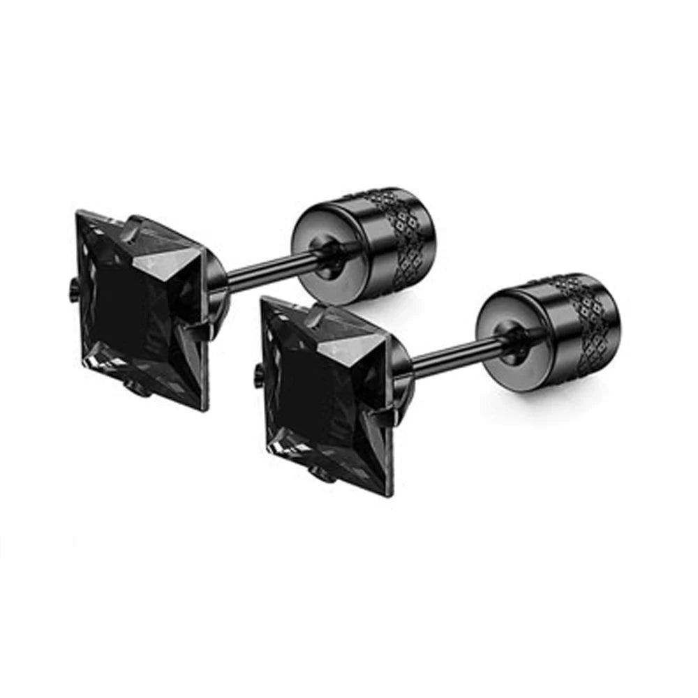 Edelstahl Punk Ohrstecker für Männer Frauen