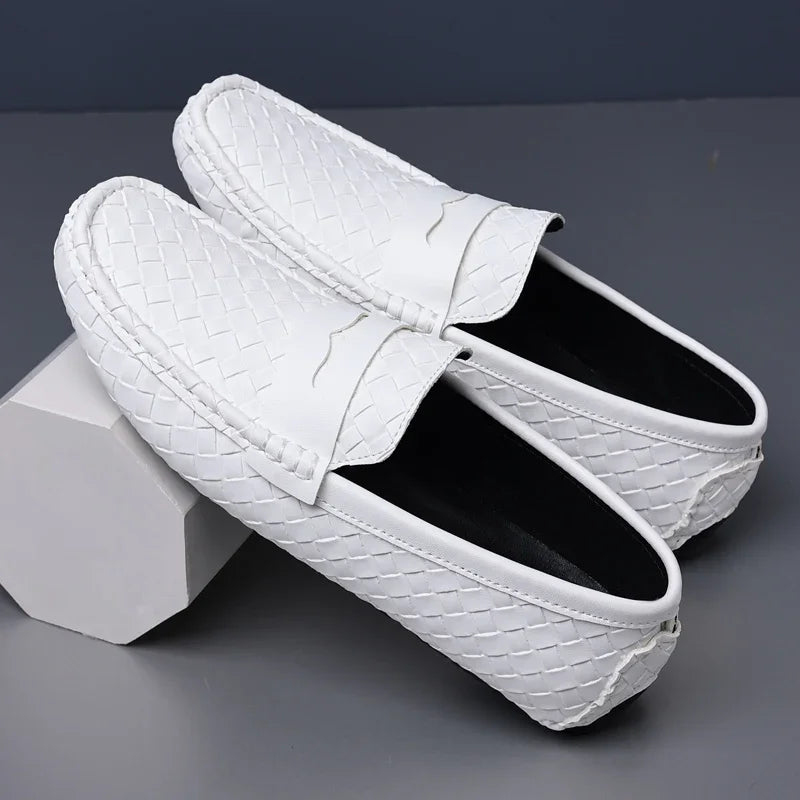 Herren Slipper aus PU-Leder