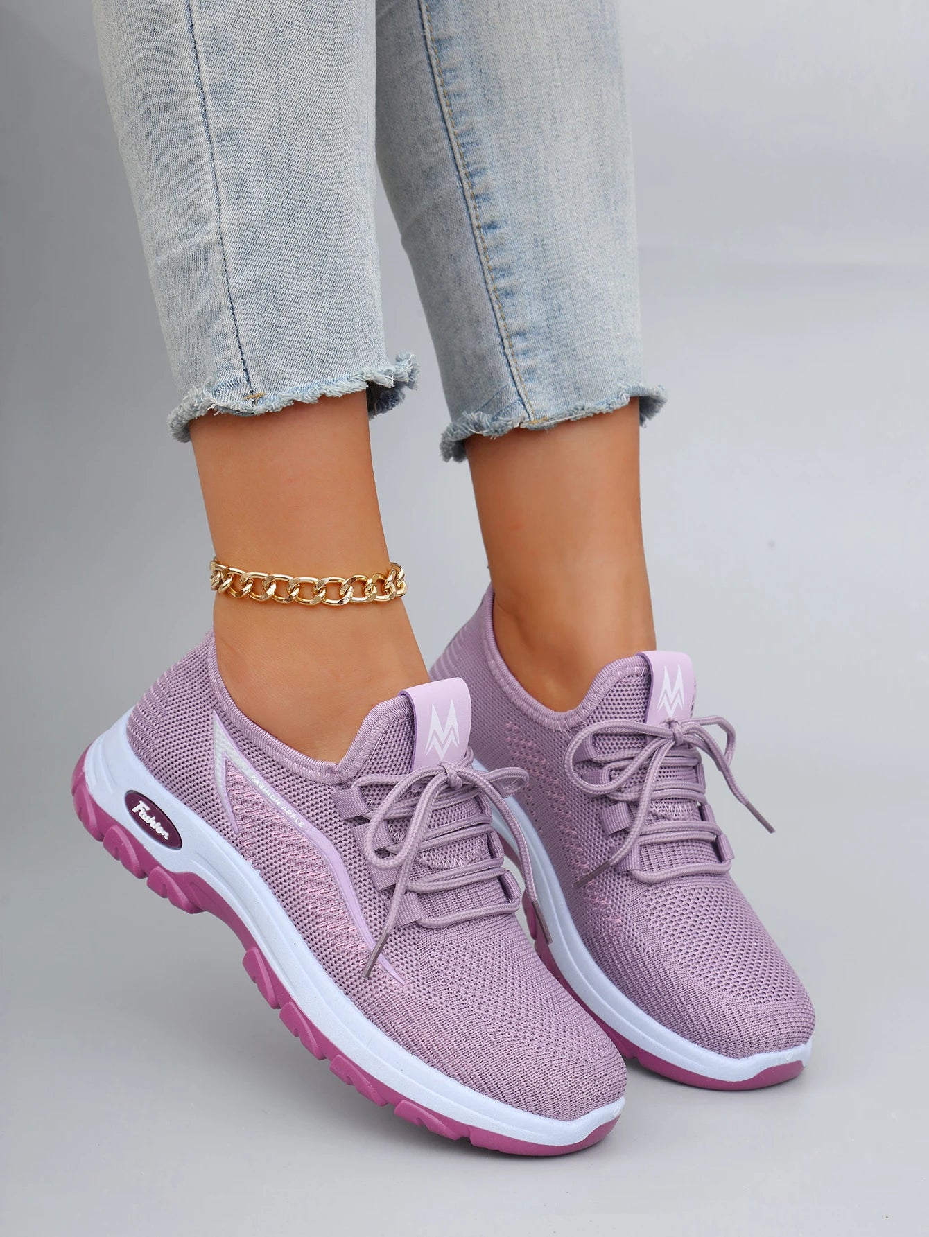 Damen Sneaker Leicht und Atmungsaktiv