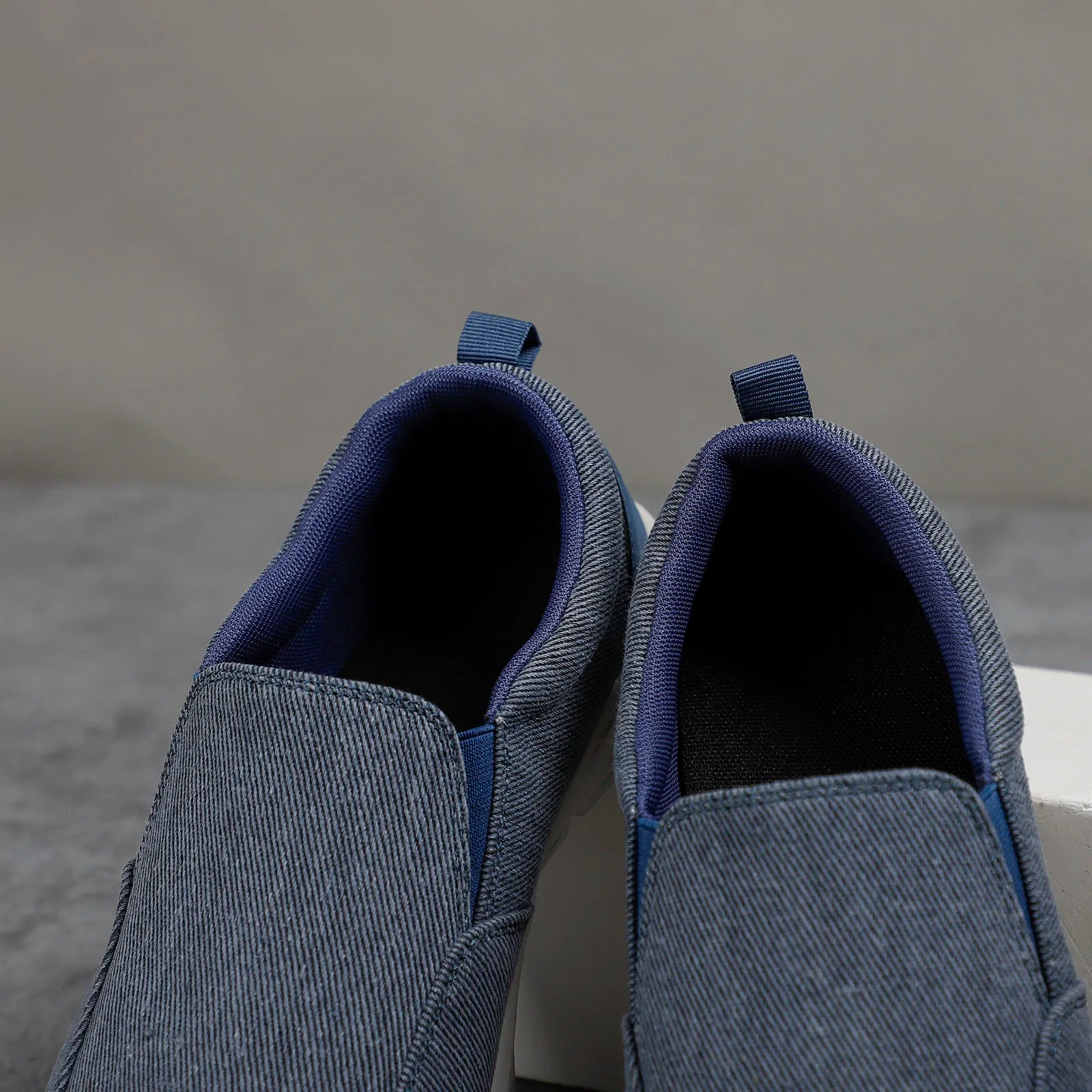 Herren Leinwand Loafers