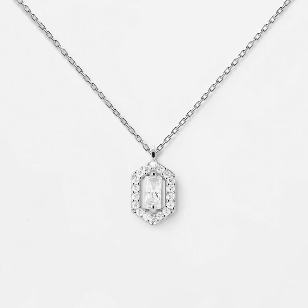 Silber Kreuz-Anhänger Halskette