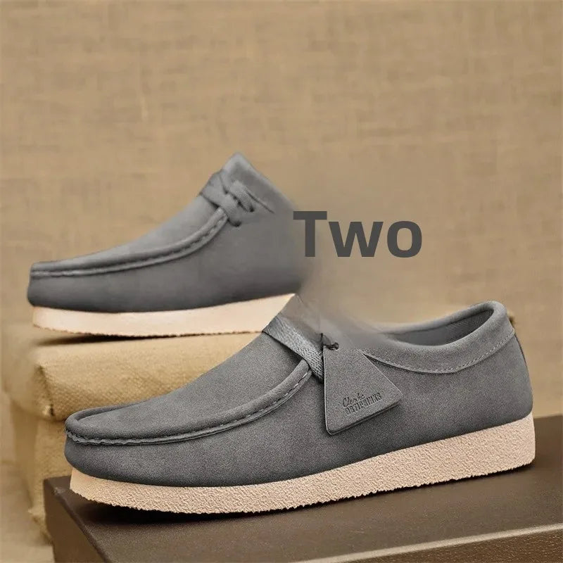 Herren Leder Loafers