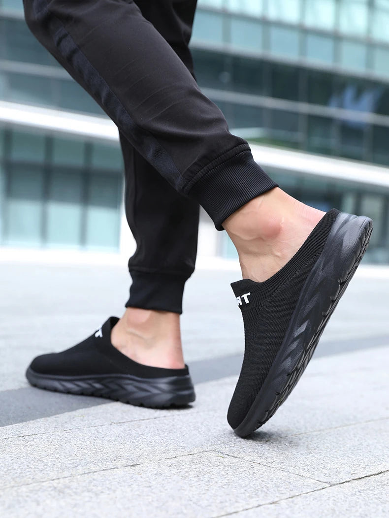 Sommer Herren-Hausschuhe Atmungsaktiv Dicke Sohle