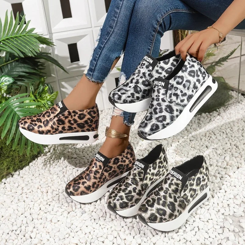 Damen Leopard Slip-On Sneaker