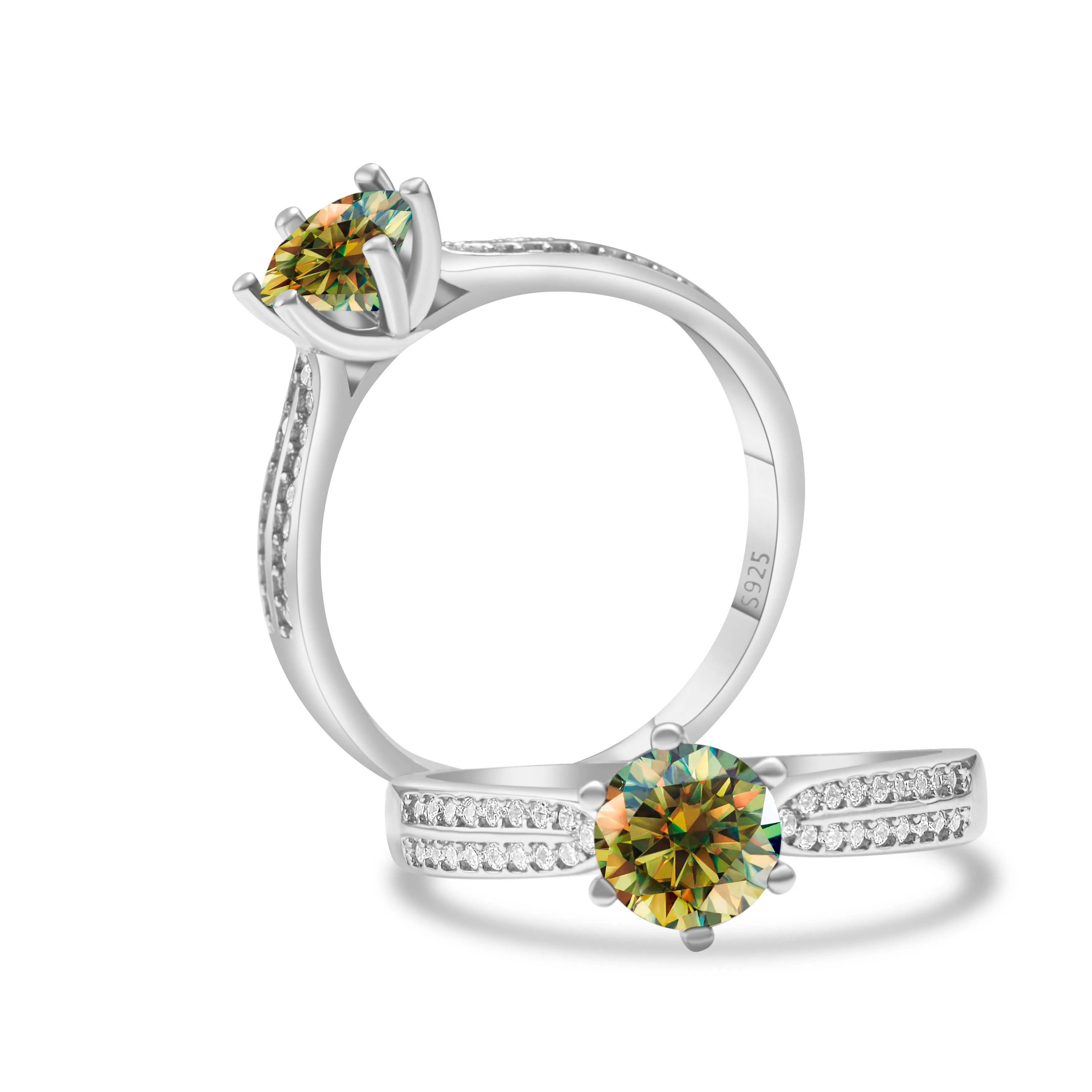 Ring D-Farbe – S925 Sterling Silber