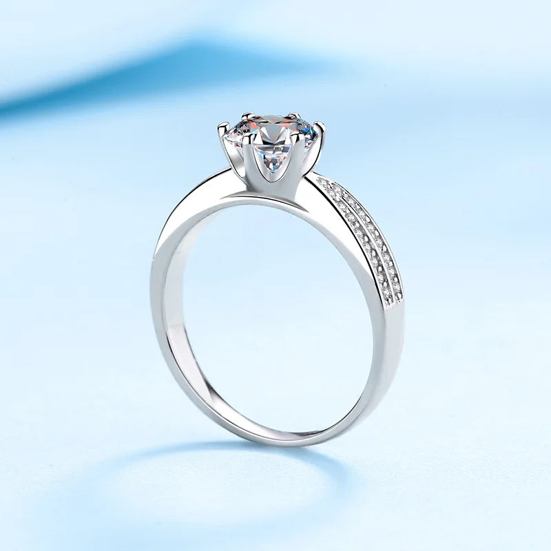 Ring D-Farbe – S925 Sterling Silber