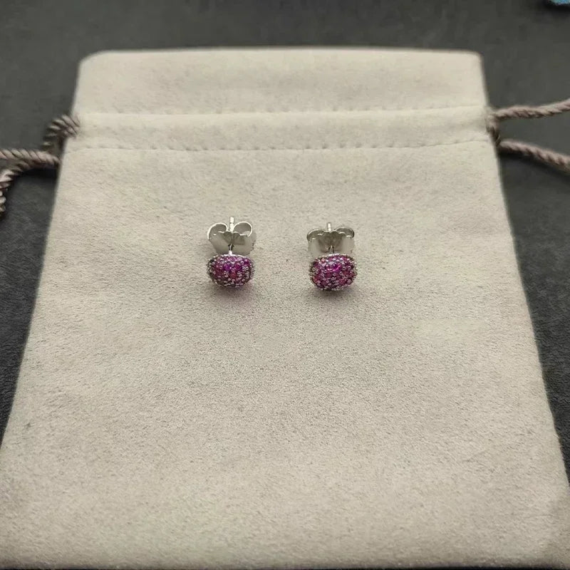 Hochwertige, modische, klassische Dy-Ohrstecker aus 925er Silber für den täglichen Gebrauch