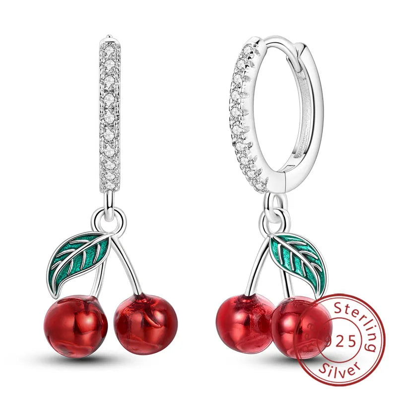 Damen-Ohrringe, 925er-Sterlingsilber, Creolen, Herz, Zirkon, Stern-Tropfenohrringe für Damen, Mode, Party, Geburtstag, Schmuck, Geschenke