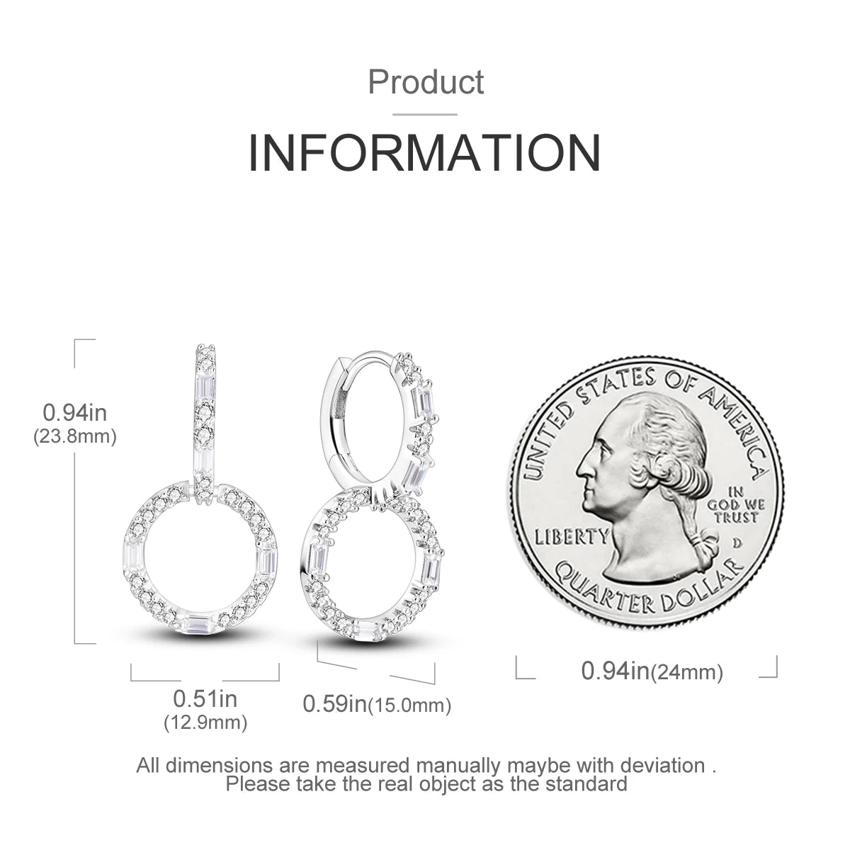 Heißer Verkauf 925 Sterling Silber Klassische Multi Ring Ohrringe Serie Tropfen Ohrringe Für Frauen Party Feines Geschenk Elegante Geburtstag Schmuck