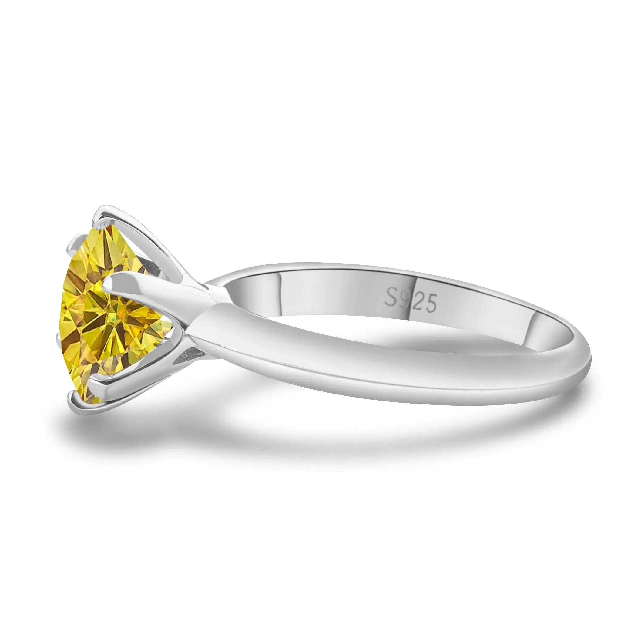 Damen Moissanit Luxus-Ring