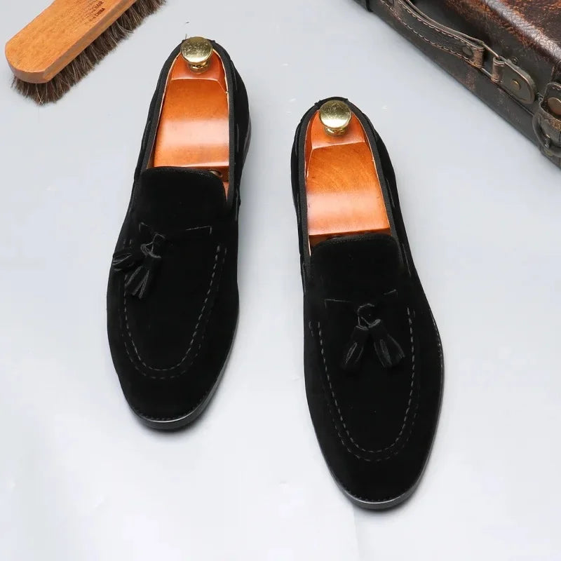 Herren Fransen Loafers