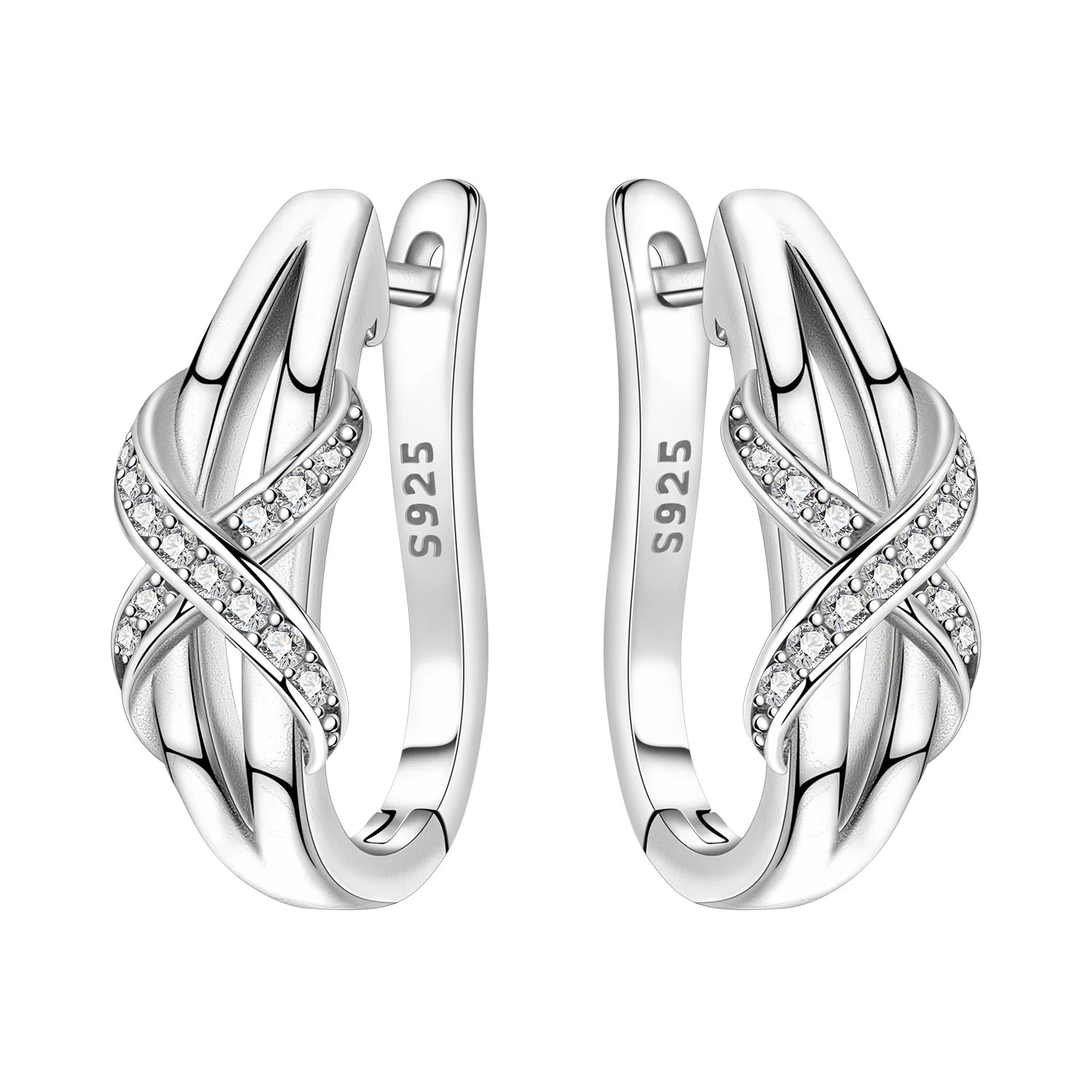 Heißer Verkauf 925 Sterling Silber Klassische Multi Ring Ohrringe Serie Tropfen Ohrringe Für Frauen Party Feines Geschenk Elegante Geburtstag Schmuck
