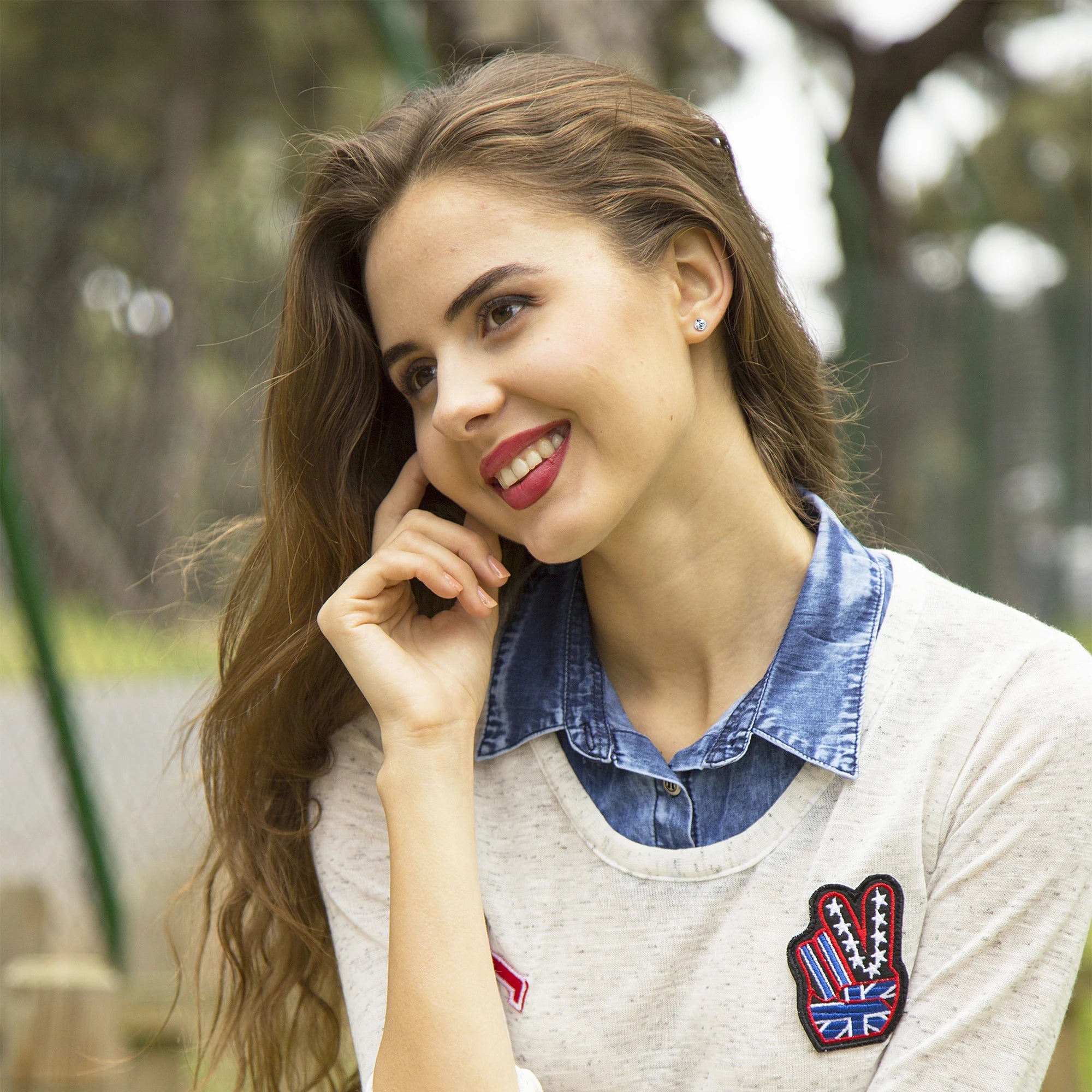 Edelstahl Ohrstecker Unisex