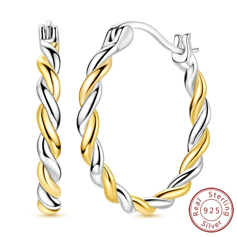 Neue Creolen aus 925er-Sterlingsilber, Gold, Gold, funkelnde Sonne, Mond, Stern, Ohrringe, Ohrstecker, Tropfen für Frauen, Mädchen, Party, edler Schmuck, Geschenk