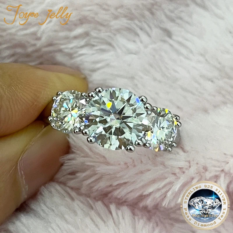 Moissanit Diamantring Silber