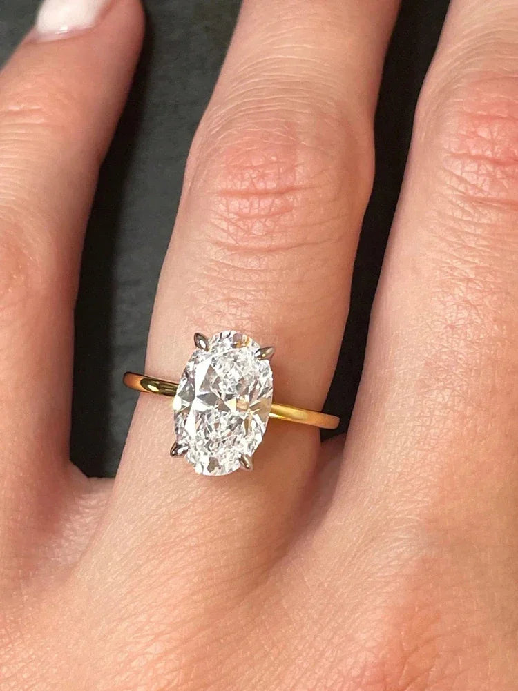 Zirkon Ovalring Silber