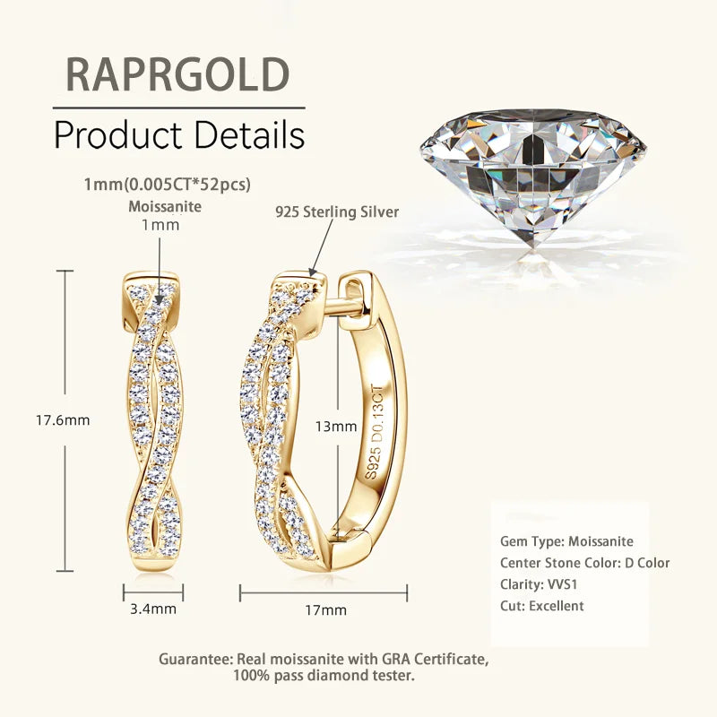 Elegante Creolen aus 925er Sterlingsilber