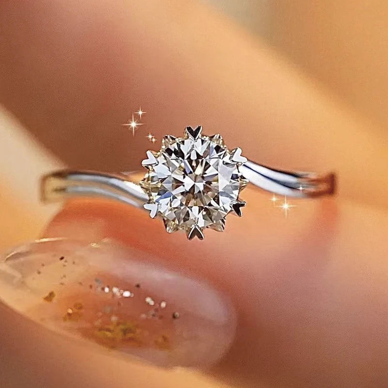 Moissanit Luxus Ring