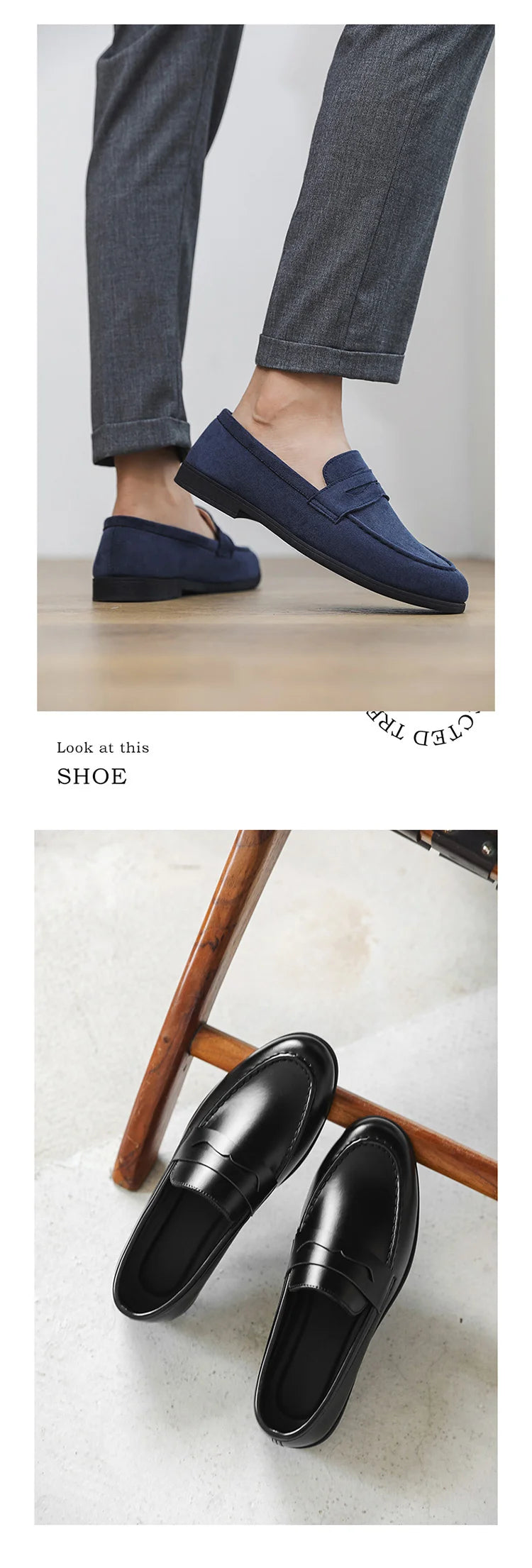 Herbst Wildleder Loafer Mann Große Größe 45 Komfort Slip-on Casual Schuhe Männer Wohnungen Retro Braun Mokassins Für Männer zapatos de hombre