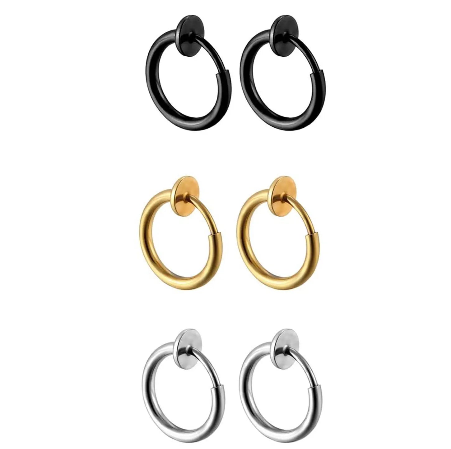 Edelstahl  Ohrringe für Männe