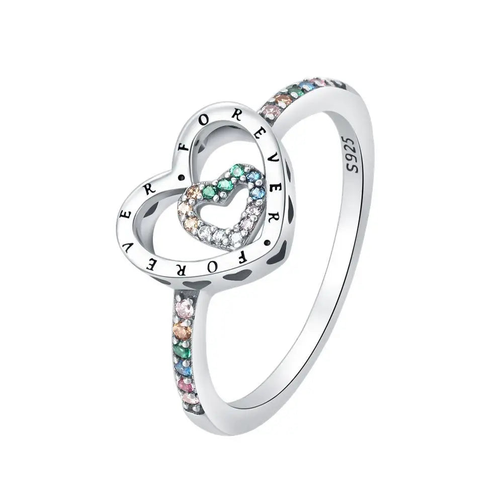 Zirkon Sternring Silber