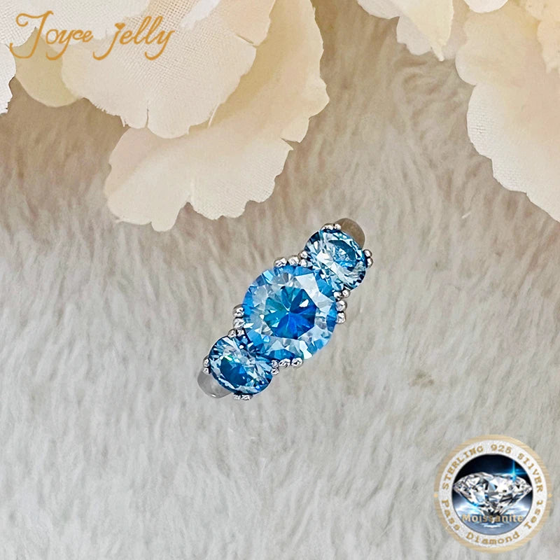 Moissanit Diamantring Silber