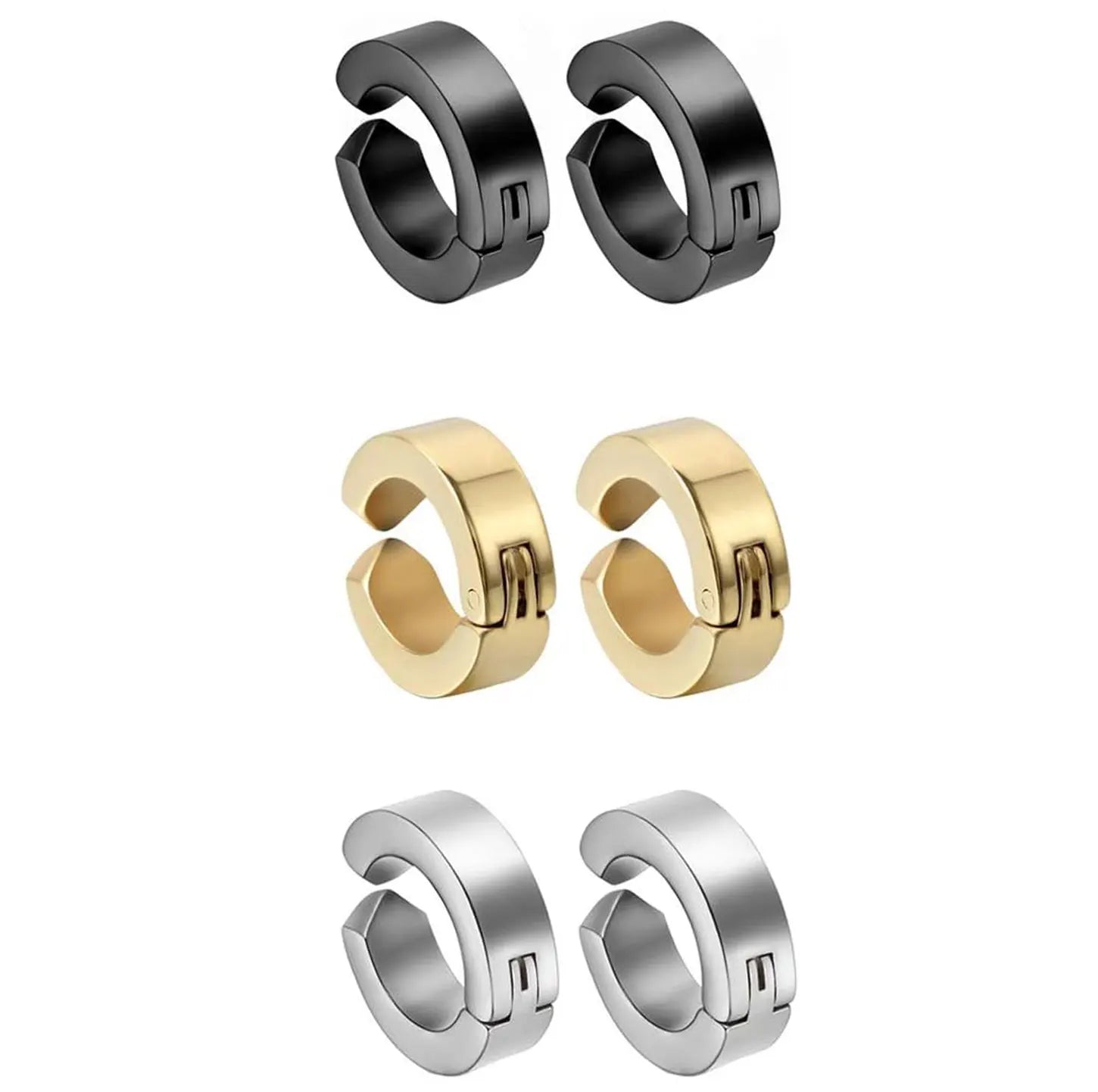 Edelstahl  Ohrringe für Männe